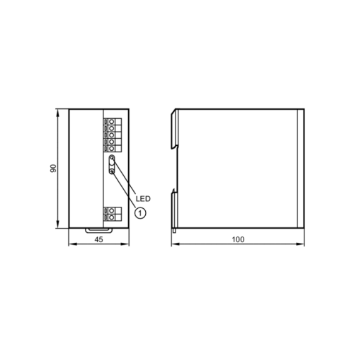 Блок питания 24 V DC, импульсный DN1030