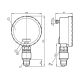 Датчик давления с аналоговым дисплеем PG2451
