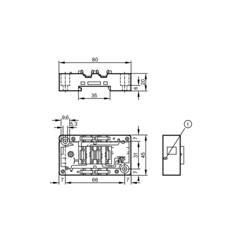 Нижняя часть для модуля AS-i E70371