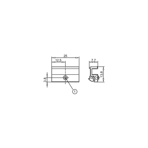 Монтажный адаптер для пневматических цилиндров Bosch Rexroth E11983