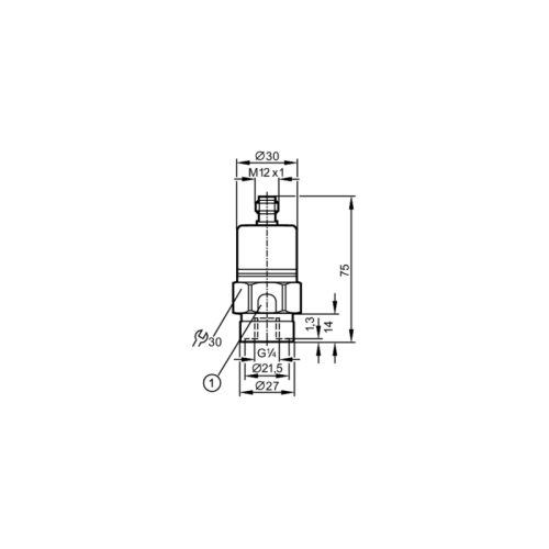 Датчик давления с керамической измерительной ячейкой PA3020