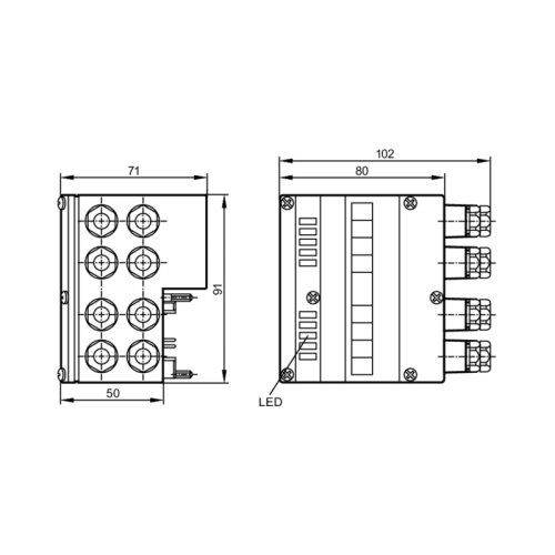 AS-интерфейс модуль для преобразователя частоты AC1150 AC1150