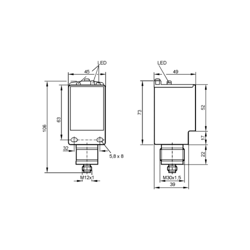 Рефлекторный датчик OM5003