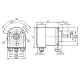 Абсолютный многооборотный энкодер со сплошным валом RM3011 RM3011