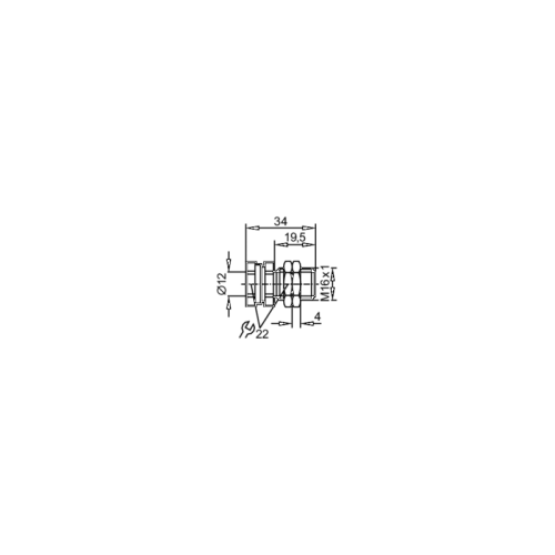 Монтажный адаптер с конечным ограничителем E10806