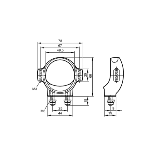 Монтажный набор для аналоговых камер E2M210