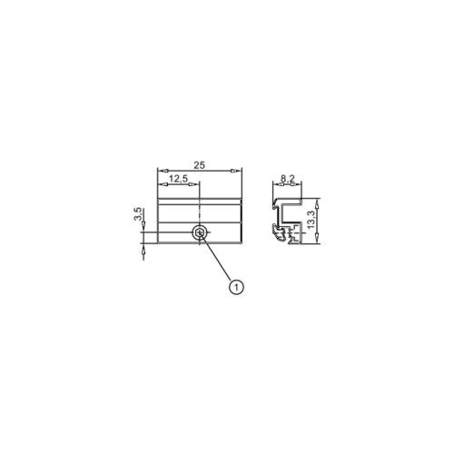 Монтажный адаптер для пневматических цилиндров Bosch Rexroth E11893