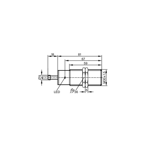 Индуктивный датчик II5302 II5302