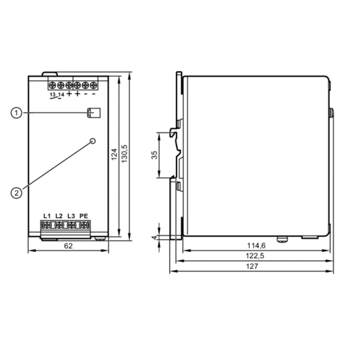 Блок питания 24 V DC, импульсный DN4033