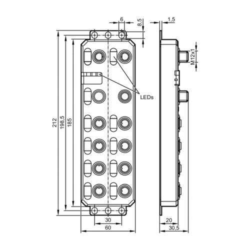 Мастер IO-Link с интерфейсом Profibus AL1010 AL1010