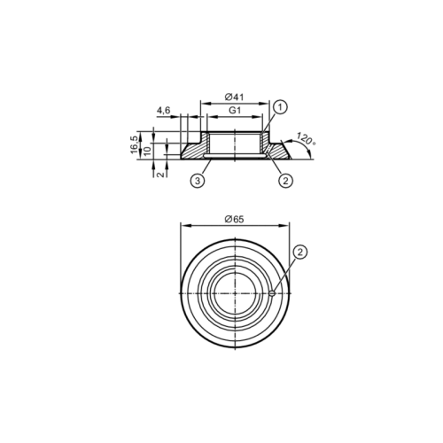 Вварной адаптер для датчиков физических величин E30157