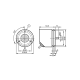 Инкрементальный энкодер со сплошным валом RU3500 RU3500