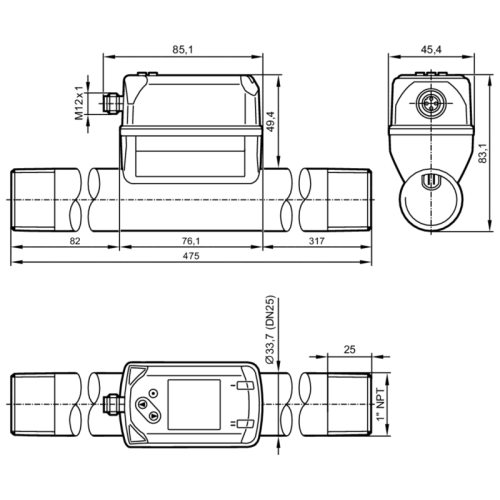 счетчик промышленного газа SD8601