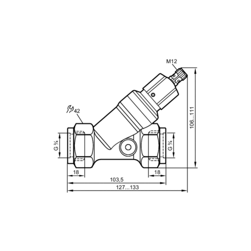 Датчик потока для невозвратного клапана SBG346