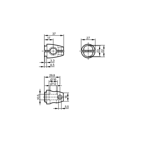 Монтажный набор для датчиков позиционирования E20946