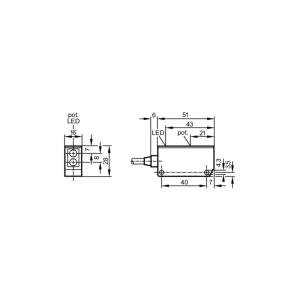 Рефлекторный датчик OU5019