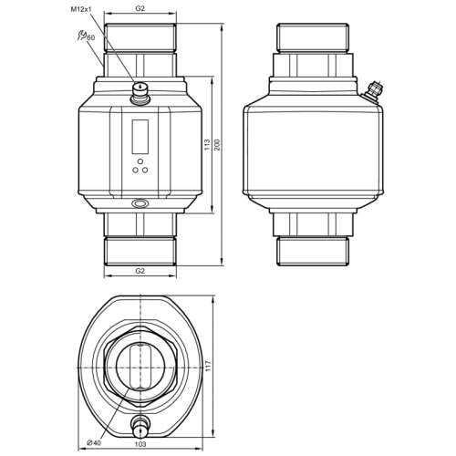 Магнитно-индуктивный датчик потока SM2100