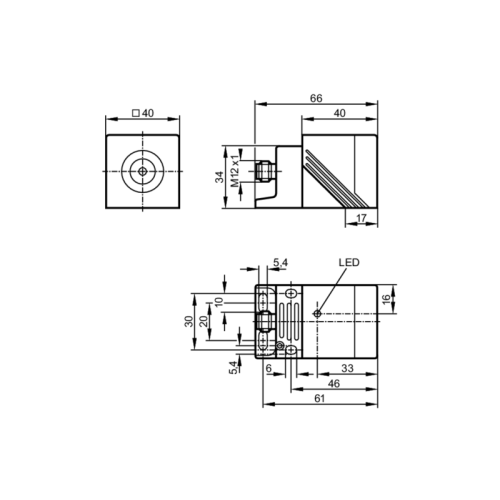 Индуктивный датчик IM0053