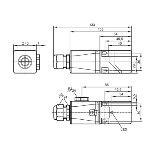 Индуктивный датчик IM510A