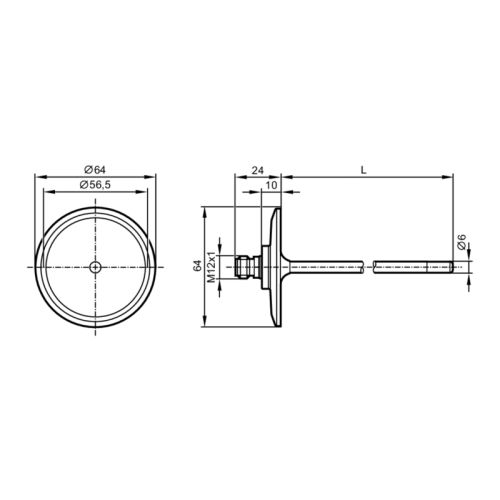 Датчик температуры с кабелем с присоединением к процессу TM4901