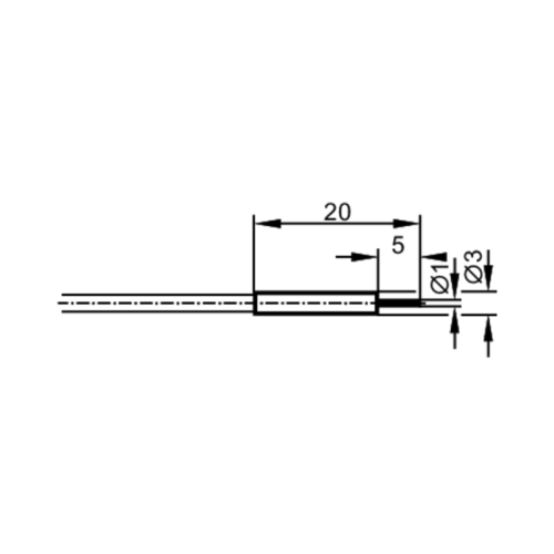 Оптоволоконный датчик диффузного отражения E20053