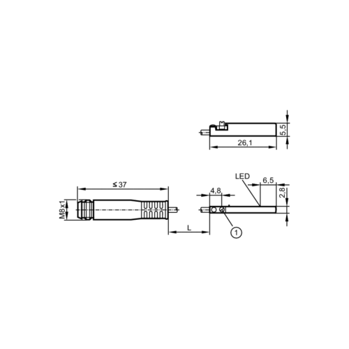 Датчик для цилиндров с С-образным пазом MK5326 MK5326