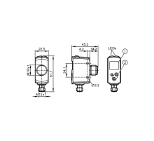 Оптический датчик измерения расстояния OGD583
