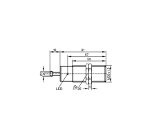 Индуктивный датчик II0033 II0033