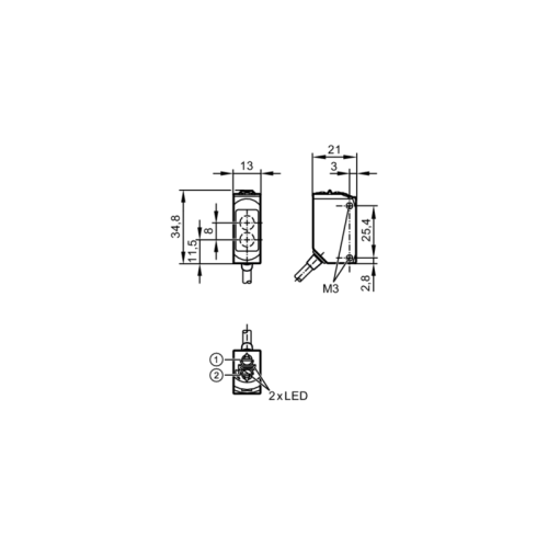 Рефлекторный датчик O6P301