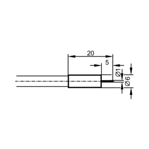 Оптоволоконный однолучевой световой барьер E20506