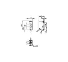 датчик диффузного отражения с функцией подавления заднего фона O6H304