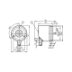 Инкрементальный энкодер со сплошным валом и дисплеем RUP500 RUP500