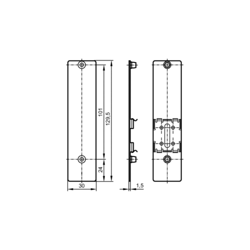 Адаптер для DIN-рейки E73007