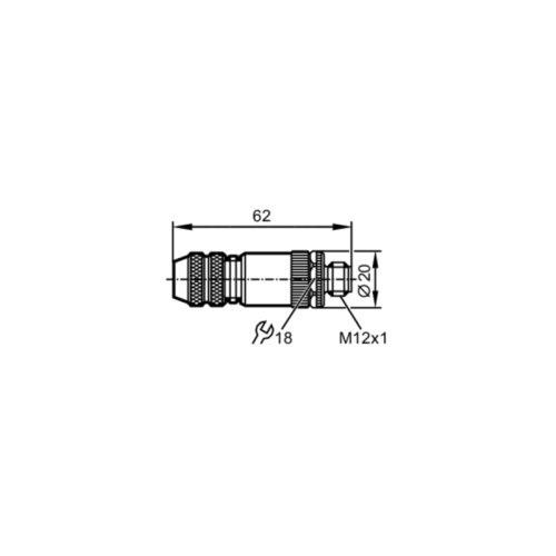 Штекер с клеммами E12289