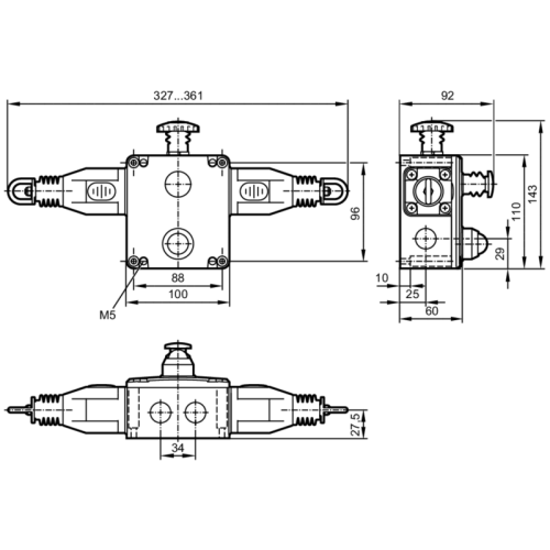 Безопасные тросовые выключатели ZB0051 ZB0051