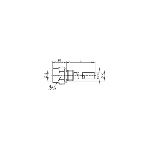 Защитная гильза с резьбой для датчиков температуры E35010