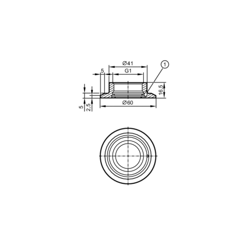 Вварной адаптер для датчиков физических величин E30149