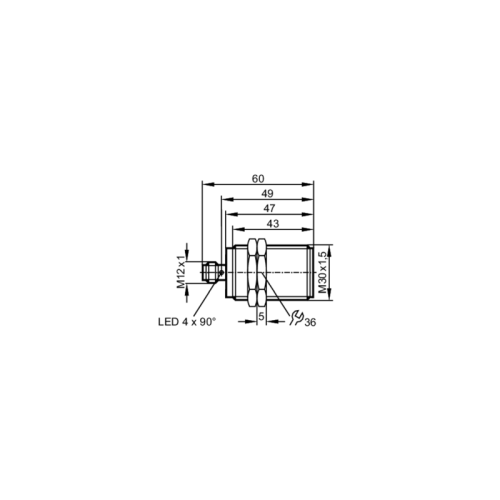 Индуктивный датчик IIC206 IIC206