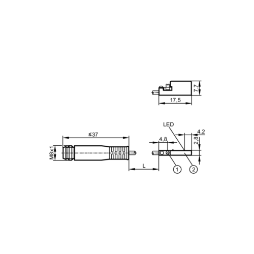 Датчик для цилиндров с С-образным пазом MK5352 MK5352