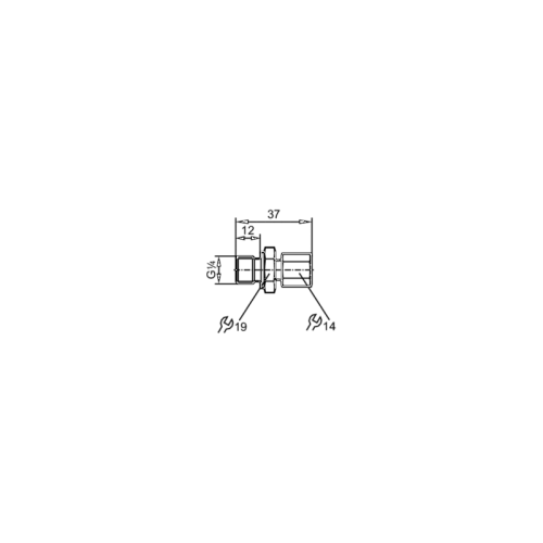 Резьбовое соединение с врезным кольцом E33431