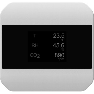 Датчик влажности и температуры с дополнительным внутренним модулем CO2 для систем отопления, вентиляции и кондиционирования воздуха JUMO hydroTRANS S10