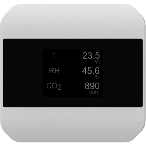 Датчик влажности и температуры с дополнительным внутренним модулем CO2 для систем отопления, вентиляции и кондиционирования воздуха JUMO hydroTRANS S10