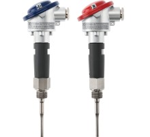 Термометры сопротивления  JUMOВвинчиваемые парные датчики температуры сопротивления с головкой типа B для теплосчетчиков (тип DL)