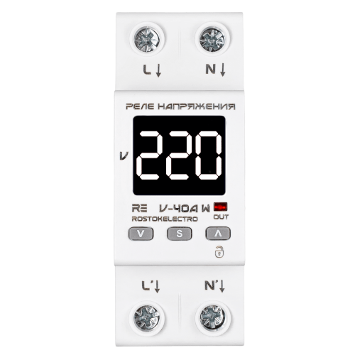 Реле напряжения RE V-40А W