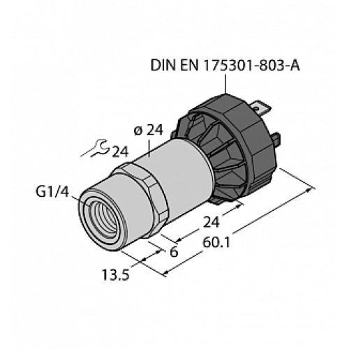 Датчик давления TURCK PT60R-1001-U1-DA91/X