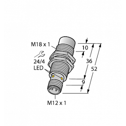 Индуктивный датчик TURCK NI15U-EM18WD-AP6X-H1141