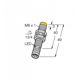 Индуктивный датчик TURCK NI3-EG08-AN6X-V1131