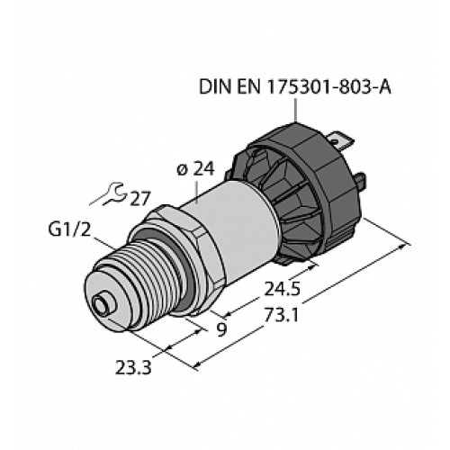 Датчик давления TURCK PT10R-1008-I2-DA91