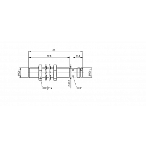 Индуктивный датчик Balluff BES M12MI-POC40B-S04G