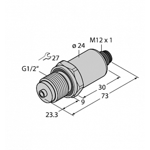 Датчик давления TURCK PT60R-2043-I2-H1141